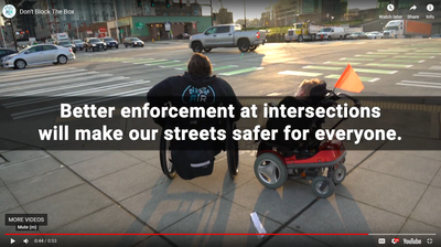 Dispatch From Olympia: Don’t Block the Box