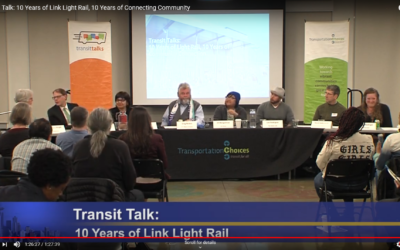 Video: 10 Years of Link Light Rail. 10 Years of Connecting Community