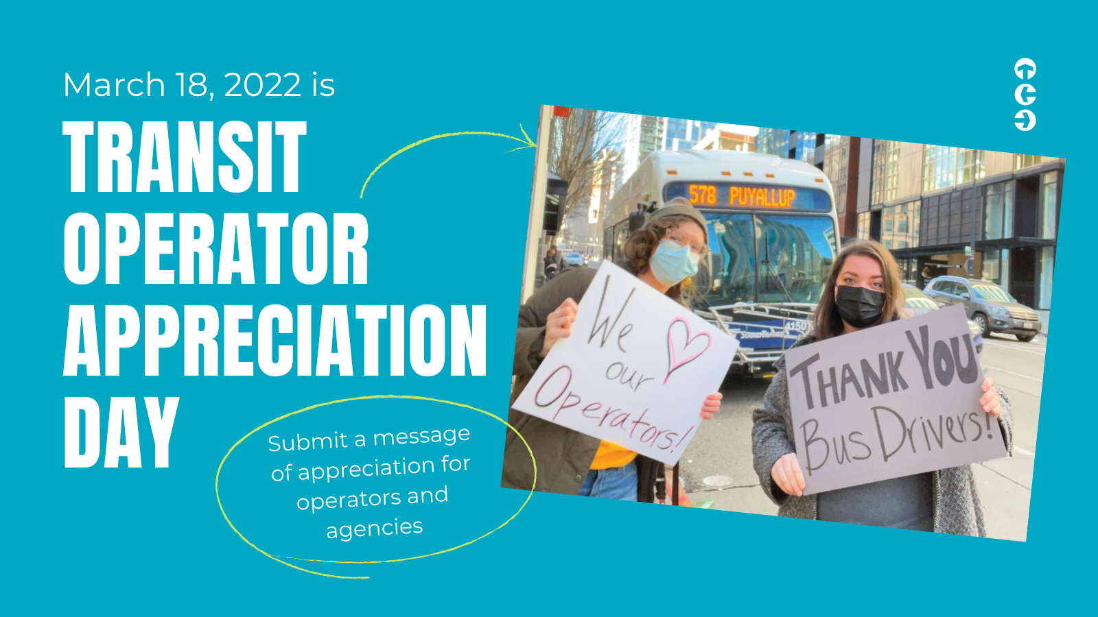 Help celebrate Transit Operator Appreciation Day! Transportation