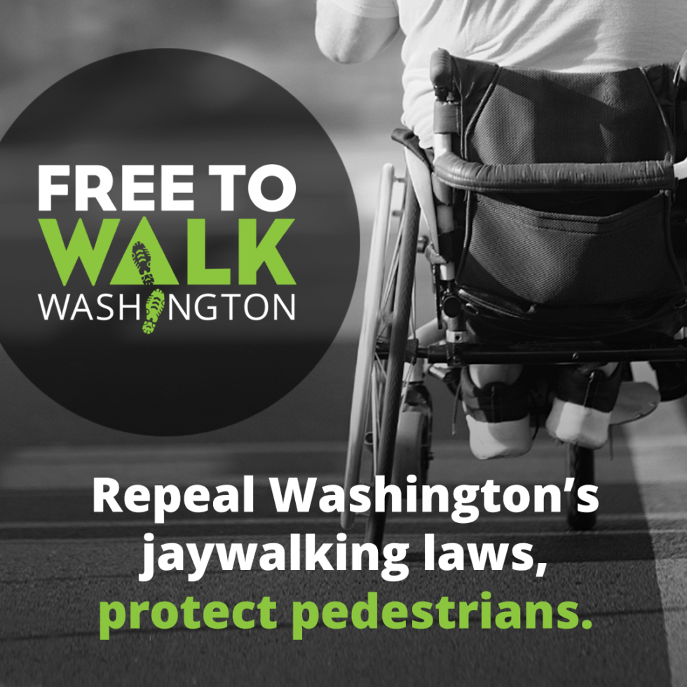 Join us in repealing Washington's jaywalking laws