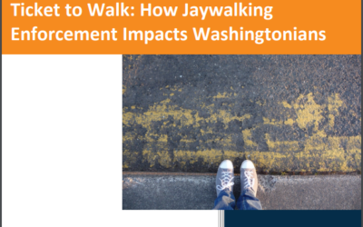 New Research Report Shows Disparate Impacts Of Jaywalking Enforcement Across Washington