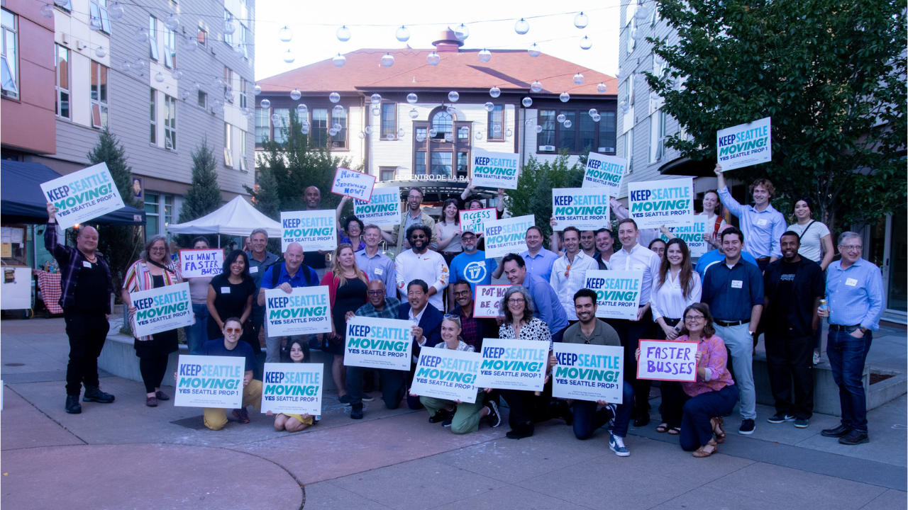 Keep Seattle Moving Image of a teen girl looking out a bus window with overlaid text: Youth Perspectives on Transit: Increasing Access and Utilization