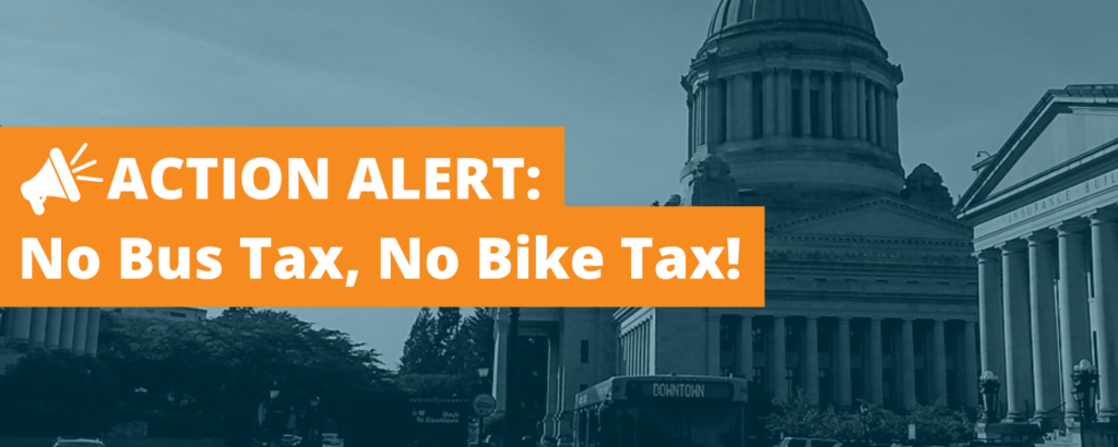 photo of the capitol building in Olympia, WA with text: 