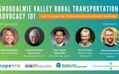 Join TCC for a Snoqualmie Valley Rural Transportation Advocacy 101!