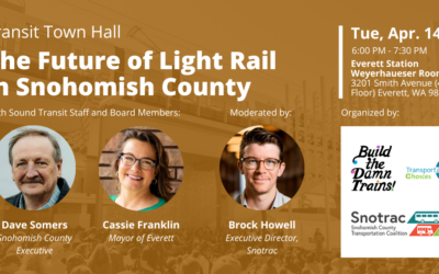 Transit Talk: Delivering on Sound Transit’s Vision on October 20!