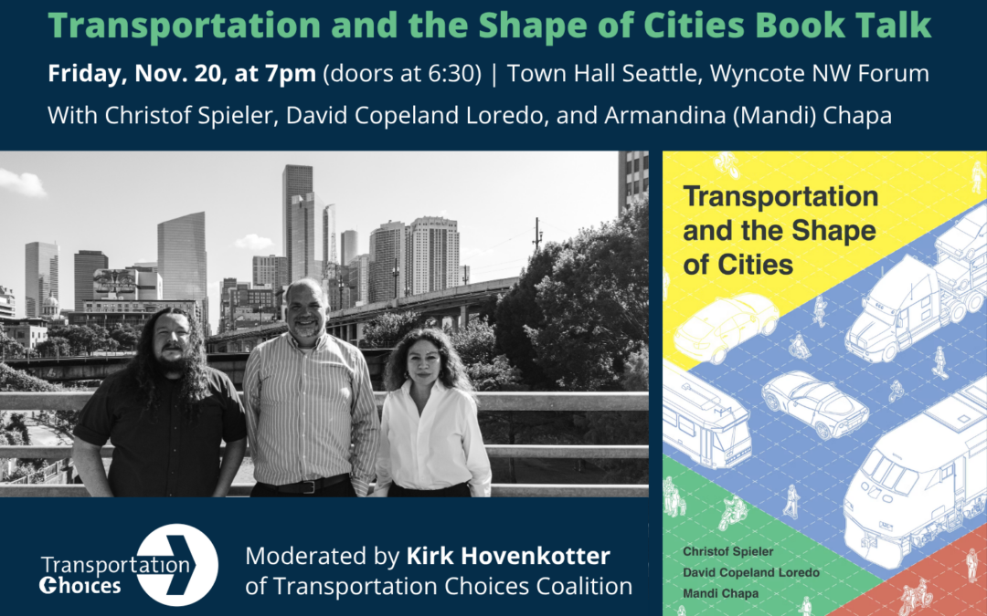 Join TCC for a Transportation and the Shape of Cities Book Talk